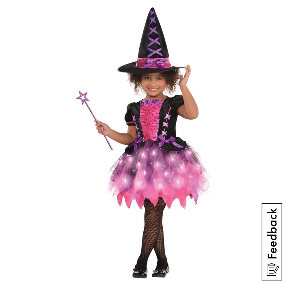 PARTY CITY Sparkle Witch Costume